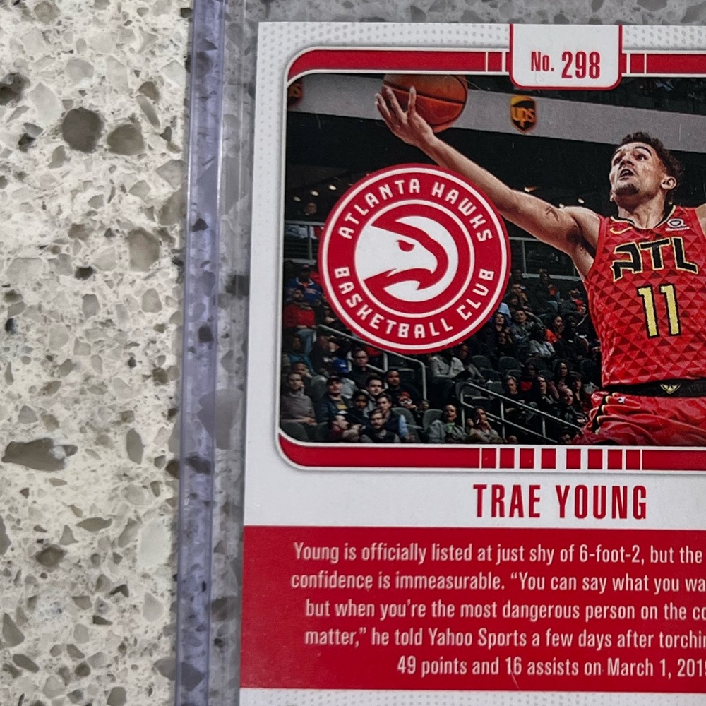 Trae Young Rookie Card Studio Green Nba Atlanta Hawks Gem